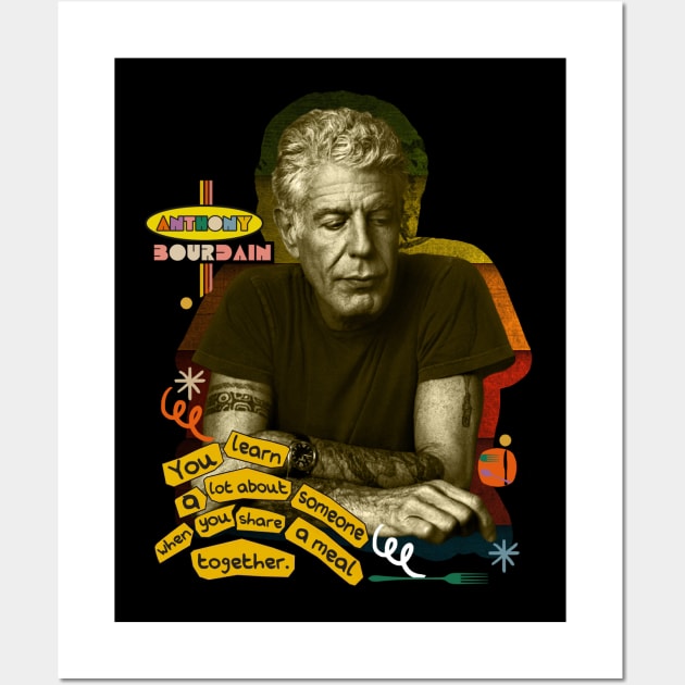 anthony bourdain Wall Art by Luna Lovers